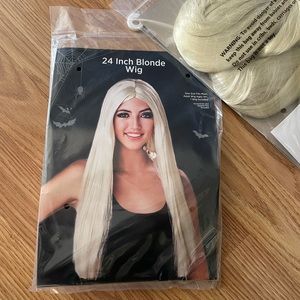 NEW Blonde Wig 24 inch fun cosplay
